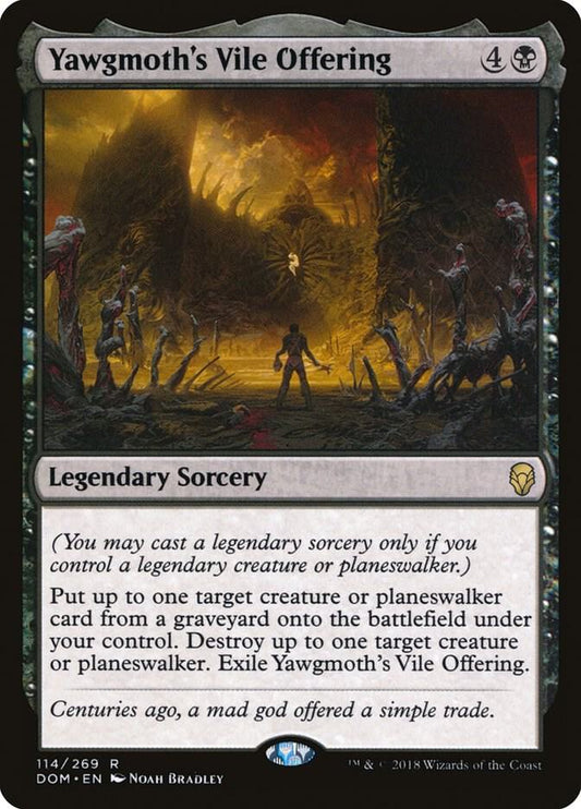 Yawgmoth's Vile Offering 114 Dominaria MTG R NM