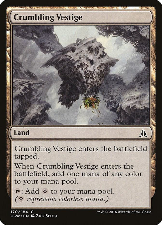 Crumbling Vestige 170 Oath of the Gatewatch MTG C NM