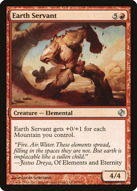 Earth Servant 60 Duel Decks: Venser vs. Koth MTG UC NM