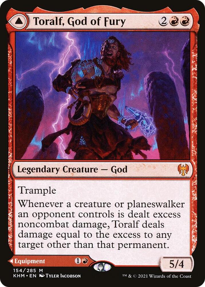 Toralf, God of Fury 154 Kaldheim MTG Mythic NM