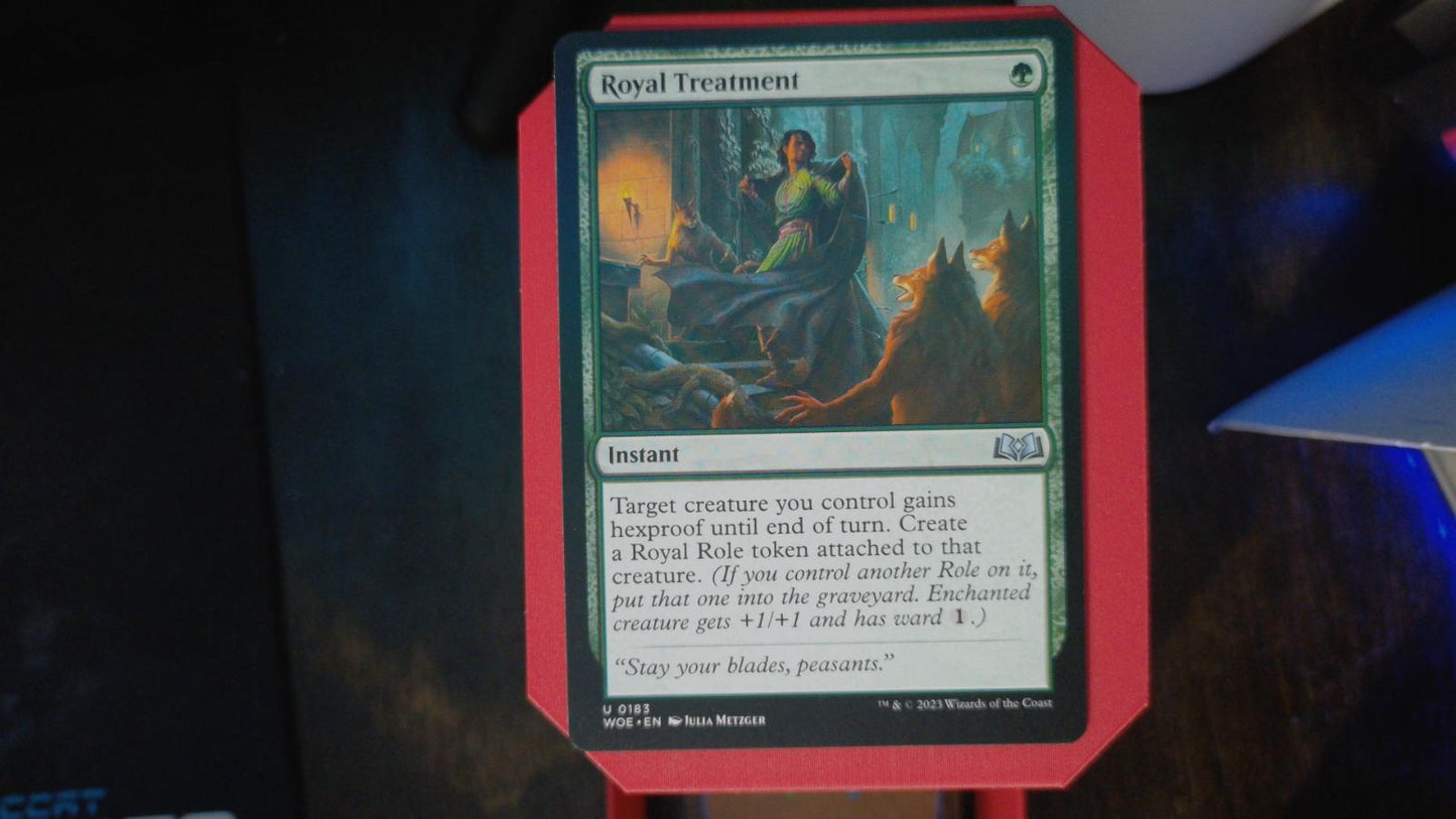 Royal Treatment 183 Wilds of Eldraine MTG UC NM