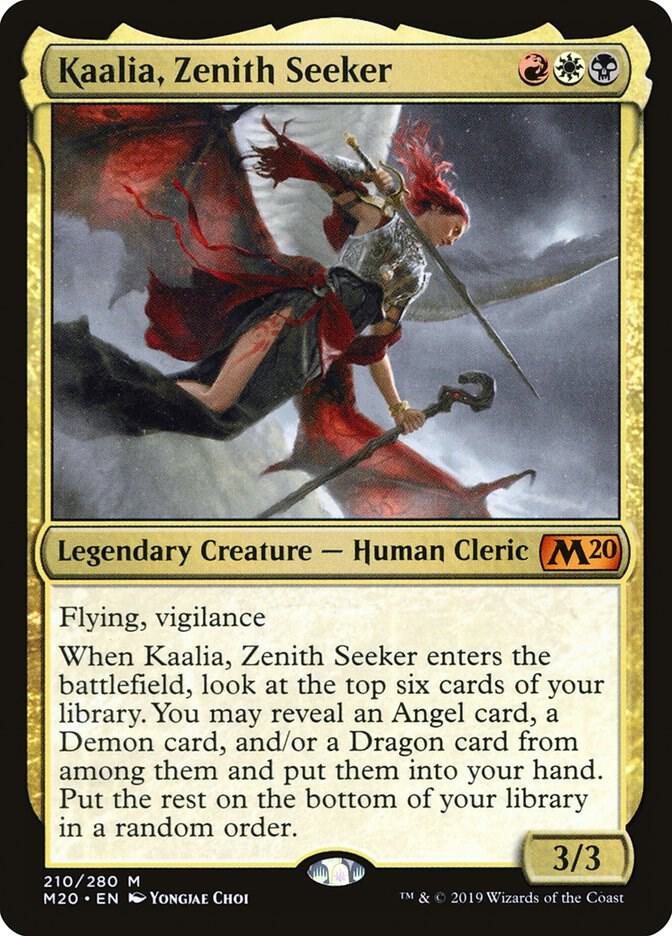 Kaalia, Zenith Seeker 210 Core Set 2020 MTG Mythic NM